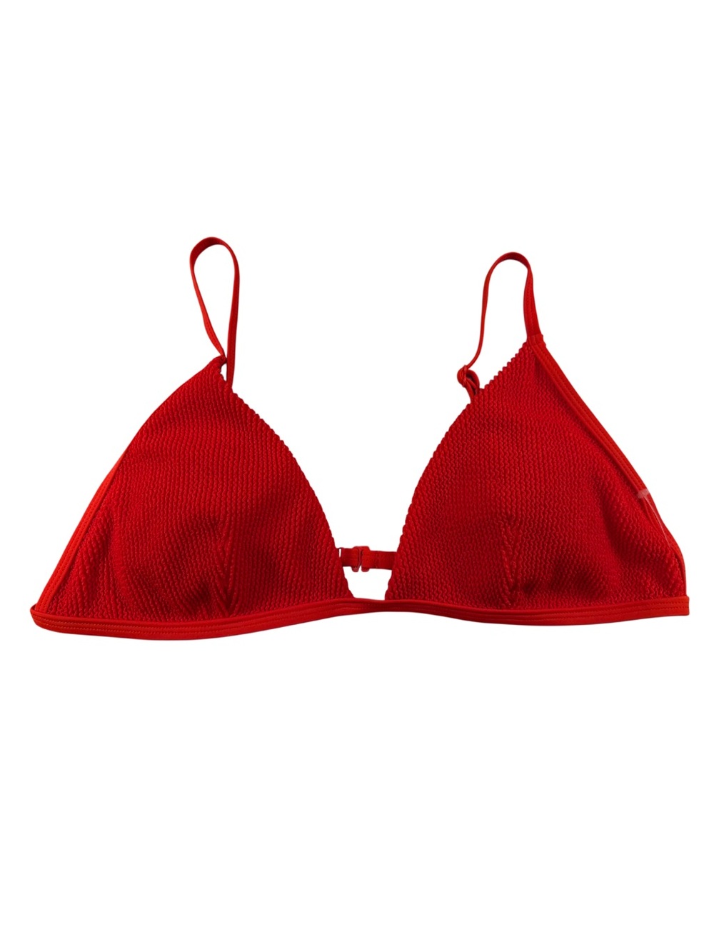 Good American Always Fits Perfect Fit Bikini Top Bright Poppy Red 4 / XL